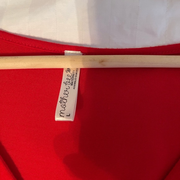 Red maternity dress - Picture 7 of 7